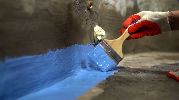 Crawl space vapor barrier installation in Poland, OH